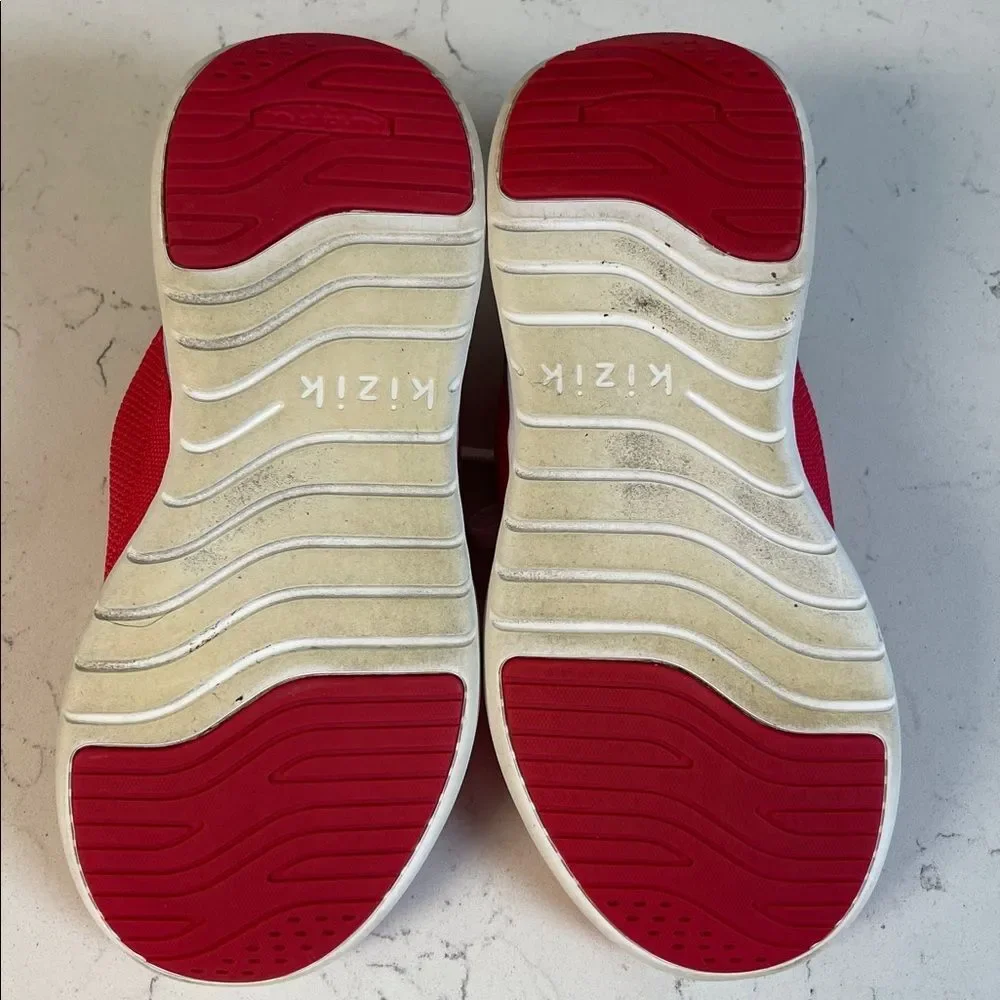 Kizik Athens Hands Free Slip On Watermelon Mesh Running Shoes Women Size 9